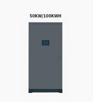 Armoire de stockage d'énergie hybride LiFePO4 50 kW/100 kWh pour intérieur/extérieur, RS485, IP55, refroidissement par air, usage industriel et commercial