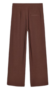 กางเกงขายาวสีน้ำตาลคุณภาพสูงสำหรับสตรีได้รับการออกแบบมาเพื่อโอกาสพิเศษให้ความสบายสูงสุด - Product Image 4