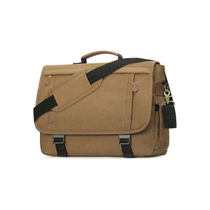 Laptop Bag Leather 13 14 15 pulgadas Correa de hombro Notebook Computer Bag - Product Image 6