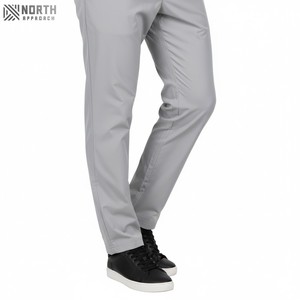 Pantalon de survêtement imperméable coupe-vent brillant avec cordon de serrage Pantalon de survêtement en nylon Baggy personnalisé Pantalon de travail pour hommes Pantalon d'hiver - Product Image 4