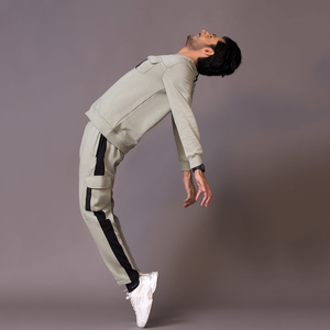 Ensemble sweat-shirt et pantalon de survêtement pour homme sur mesure, respirant, léger, séchage rapide, 100% fibre de bambou, tenue de sport d'hiver pour l'extérieur - Product Image 6