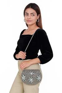 Sac fourre-tout multifonction en toile couleur et logo personnalisés sac à main de voyage de mariée indienne - Product Image 2