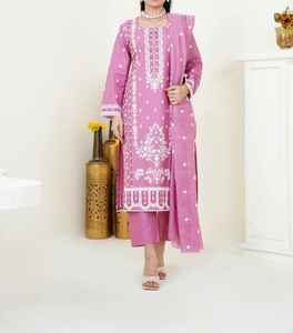 Haute qualité femmes imprimé à la mode femmes pakistanaises casual shalwar Kameez avec Dupatta 2025 meilleur fournisseur - Product Image 4