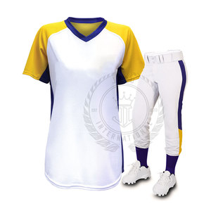 Conjuntos de Uniformes de Softbol Transpirables y a la Moda en Colores Personalizados, Etiqueta Privada, Tus Propios Uniformes, Material 100% Poliéster - Product Image 2