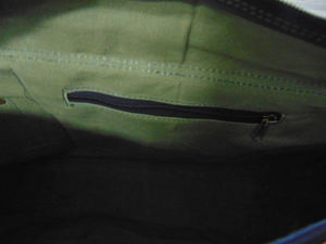 Sac de selle en cuir véritable pour femmes et filles Style indien 12 \ "Sac à main - Product Image 5