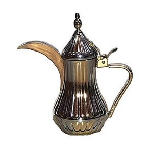 Bouilloire de forme ronde au design moderne, de qualité supérieure, en cuivre martelé avec poignée en laiton, en provenance d'Inde - Product Image 6