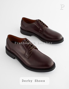 Haute qualité hommes chaussures habillées confortable doux Derby mocassins Oxford semelle extérieure formelle en cuir semelle intérieure tendance utilisation de bureau - Product Image 5