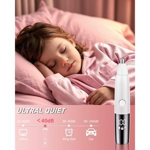 Afeitadora Eléctrica 5 en 1 para Mujer - Recortadora Húmeda y Seca para Cuerpo, Axilas, Bikini, Cejas, Nariz, Herramienta Doméstica de Plástico - Product Image 3
