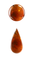 Cabochons en ambre naturel de haute qualité 100 % naturel, formes poire, ovale, marquise, carrée, triangle, coussin, pour la fabrication de bijoux, couleur AAA