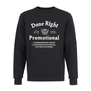 T-Shirt Promozionale a Maniche Lunghe 'Done Right' - Product Image 2