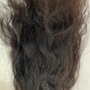 EXTENSIONS naturelles tissées à DOUBLE trame, noir et marron, cheveux humains non traités, avec clips, livraison gratuite - Product Image 1