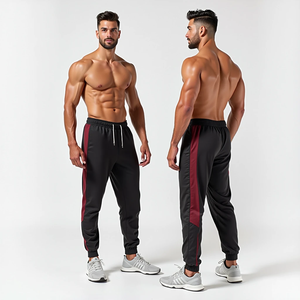 Obtenez des pantalons de jogging personnalisés pour le sport, des vêtements de sport personnalisés, des pantalons de fitness pour hommes, des survêtements pour hommes - Product Image 2