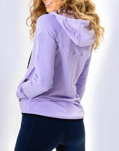 Venta al por mayor de calidad superior de alta exigencia chándales para las mujeres de talla grande casual de algodón liso pulóver con capucha y Jogger chándal conjunto - Product Image 3