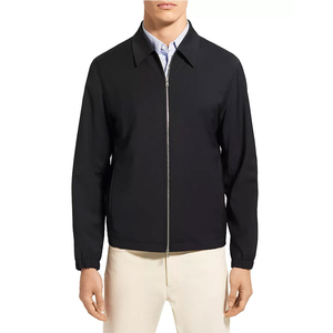 Chaqueta bomber ligera personalizada OEM para hombre, poliéster 100%, cremallera cómoda con cuello levantado, ropa para exteriores - Product Image 1