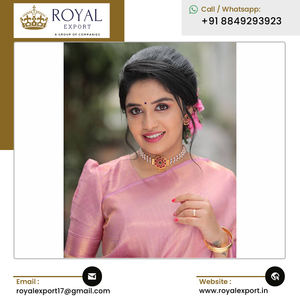 ชุดงานแต่งงานงานแต่งงานและปาร์ตี้ดีไซน์เนอร์แฟชั่นอินเดียผ้าไหมนิ่ม - Product Image 6