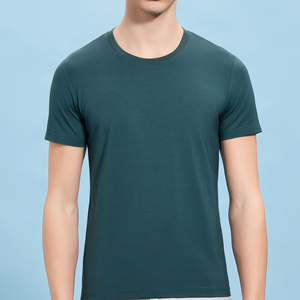 T-shirts d'été pour hommes de haute qualité 100% coton respirant et imprimé décontracté O Neck Design avec coupe ample et manches courtes - Product Image 3
