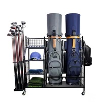 Supports d'affichage de clubs de golf en métal de haute qualité personnalisés pour la vente au détail, présentoir de vente au détail