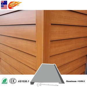 6 inch dekking, breedste 1/2 inch shiplap imitatiehout aluminium gevelbekleding, waterdicht en vochtbestendig voor binnen/buiten - Product Image 1