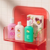 Flacon de shampoing biodégradable en PET pour soins de la peau, avec bouchon à vis unique en céramique, pour cosmétiques et toner