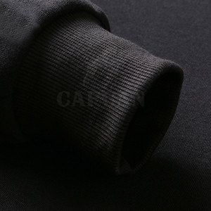 Sweat-shirts à capuche unis en polaire pour hommes grandes tailles, tendance, en stock, vêtements d'hiver, logo personnalisé, couleur unie - Product Image 5