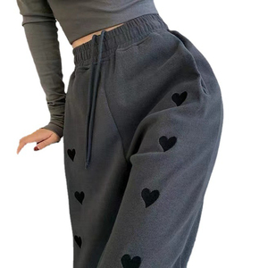 Custom Logo Cotton Plus Size Women's Streetwear Winter Outdoor <b>Jogger</b> Pants Flat Front Drawstring Closure <b>Skinny</b> Fit Pencil - Product Image 1