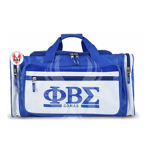 Bolsa de Lona Sublimada para Hombre de la Fraternidad Phi Beta Sigma |   Bolsa de Lona Acolchada Personalizada con Bordado de la Fraternidad PBS para Hombre - Product Image 4
