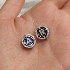 Ensemble de boutons de manchette en métal avec couvercle en pierre pour mariage, affaires, anniversaire, fête de Noël, cadeau - Product Image 1