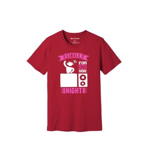 Camiseta de tela de algodón 100% con estampado de temas de fiesta 160-180 a GSM pesado 12 colores disponibles Personalice su propio diseño y colocación - Product Image 4