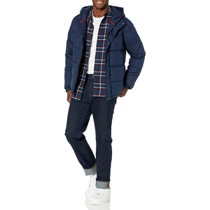 เสื้อโค้ทขนเป็ดสำหรับผู้ชายเสื้อโค้ทแฟชั่นขนเป็ดแบบสั่งทำ - Product Image 5