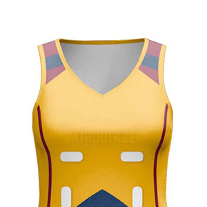Bajo MOQ cómodo uniforme de netball para mujeres hecho en fábrica Material de poliéster uniforme de netball para mujeres - Product Image 5
