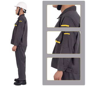 Conjunto de uniforme industrial protector duradero y cómodo para trabajadores de fábricas - Product Image 2