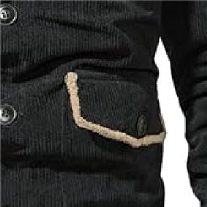 Chaqueta vintage de último diseño, chaquetas vintage con cremallera y cuello fino informal suave - Product Image 5