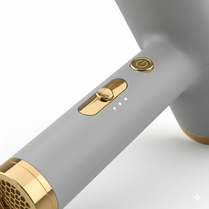 Sèche-cheveux ionique professionnel de 1500 W pour hôtel et maison, rouge, haute puissance, avec moteur BLDC, 110 000 tr/min, design pliable, en vente - Product Image 4