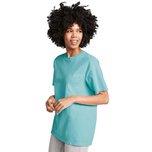 Camiseta de Jersey para Mujer, 100% Algodón Hilado en Anillo, Preencogida, Cuello en V, Media Manga, Transpirable, 180g, Impresión Térmica - Product Image 1