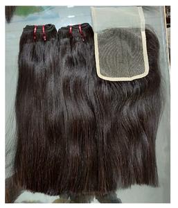 Productos de cabello humano virgen brasileño crudo barato largo 40 pulgadas recto cutícula alineada paquetes de cabello humano extensión de cabello Natural - Product Image 4