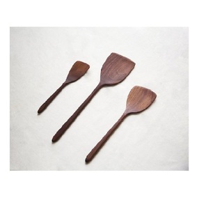 Tableware Wholesale Engraved Wooden <b>Mask</b> Stick Butter Knife Stirring Stick Bread Knife Cake Knife Ice Cream Spoon Jam Spatula - Product Image 6