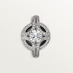 Bague de fiançailles en diamant de laboratoire rond et mignon pour femmes en or rose - Product Image 3