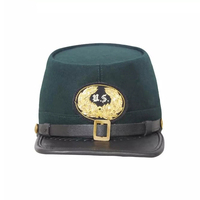 OEM Civil Kepi con visera de cuero Tapa ligera personalizada con cuero o tela y barbijo de cuero