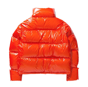 Custom Fashion Waterproof Plus Size Zip up Down <b>Coat</b> <b>Men's</b> Regular Puffer Shiny Shell Thick Jacket Winter Wear - Product Image 4