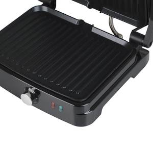 Grill électrique compact 850W antiadhésif avec plaque amovible en PTFE, utilisation intérieure/extérieure pour barbecue domestique - Product Image 2