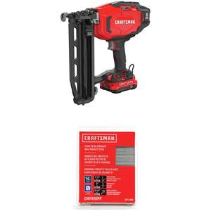 Clavadora Inalámbrica de Acabado 16GA con Kit de Proyectos, Grapadora Eléctrica Metálica a Batería de Grado Industrial para Muebles - Product Image 1