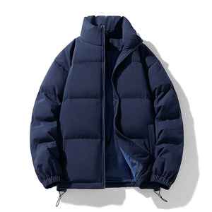 Doudoune matelassée décontractée pour homme, col montant, style streetwear, chaude, pour l'hiver - Product Image 6