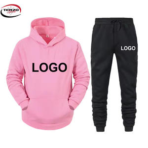 Sudaderas con capucha para correr de invierno de calidad superior para hombre, pantalones, jersey de lujo, chándales, diseño personalizado, talla XL, logotipo impreso de talla grande - Product Image 3