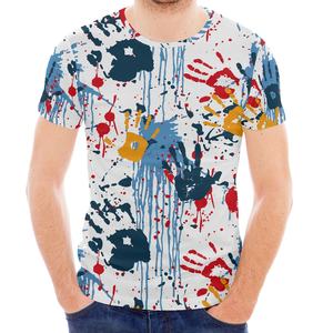 Nuevo diseño 100% algodón hombres WAK camisetas gel de silicona impresión diseño OEM personalizado al por mayor hombres camisetas con logotipo - Product Image 1