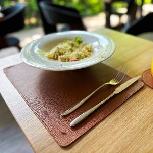 Eco Friendly Genuine Leather <b>Place</b> <b>Mat</b> for Restaurant Dining Waterproof Heat Resistant Smell Proof Heavy Duty Durable LPM-0014 - Product Image 1