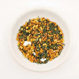 Thé vert Genmaicha Kabuse mélangé de qualité supérieure 100g, certifié USDA, thé santé amincissant en sachets en vrac, séché et transformé - Product Image 2
