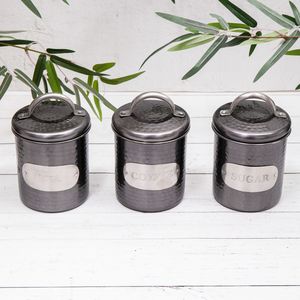 Elegante juego de recipientes de acero inoxidable con tapas transparentes, ideales para una fácil visualización y elegantes soluciones de exhibición de cocina - Product Image 3