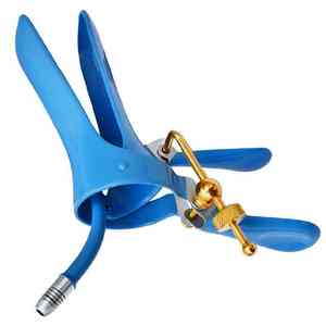 Top VENTA Alemán Azul Grave Vigilant Collin Speculum Manual Fuente de alimentación Acero con tubo Espéculo vaginal - Product Image 4