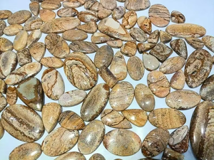 Image naturelle Jasper Cabochon Image en vrac Jaspe Gemstone Image Jasper pour la fabrication de bijoux Premium Lot - Product Image 2