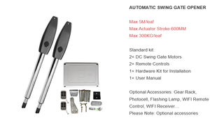 Ouvre-porte électrique pivotant à télécommande multiple 24V DC Moteur de <span class=keywords><strong>portail</strong></span> pivotant robuste 600KG - Product Image 4
